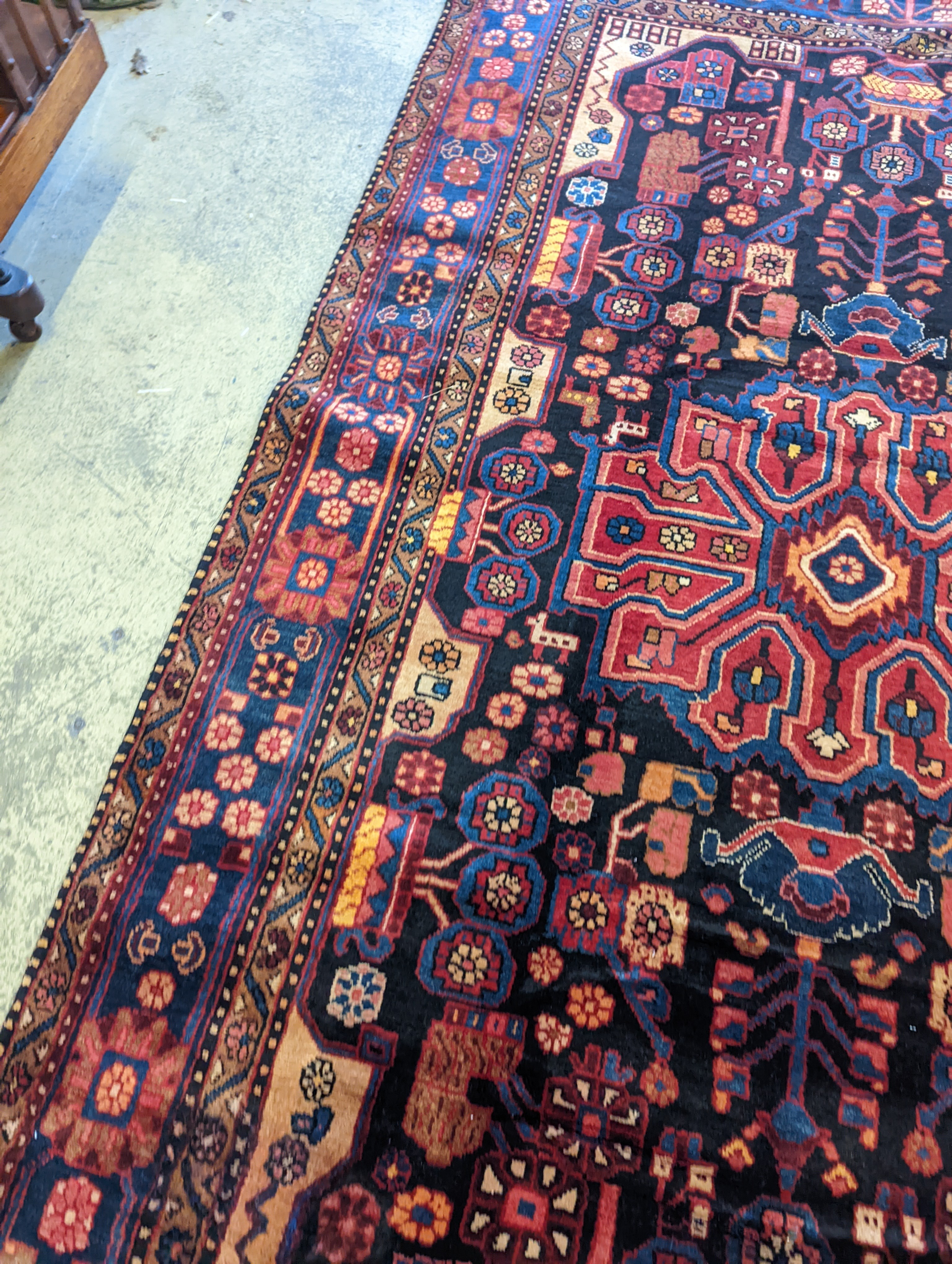 A Nahavand carpet, 290 x 164cm